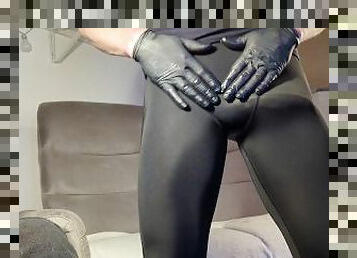 kæmpestor, onani, orgasme, amatør, udløsning, sort, fetish, solo, nylon, realitet