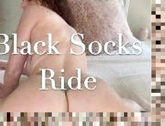 Melody Jai riding BBC Mandoll with socks!