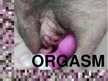 onani, orgasme, fisse-pussy, sprøjte, amatør, teenager, legetøj, solo, våd, pik