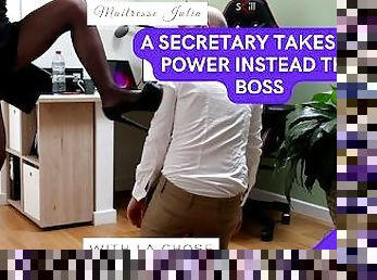 sekretaris, bdsm-seks-kasar-dan-agresif, budak, wanita-simpanan, atasan, dominasi, dominasi-perempuan-dalam-sex, menggoda