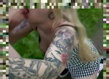 Kiley Corrupt Risky Outdoor Blowjob