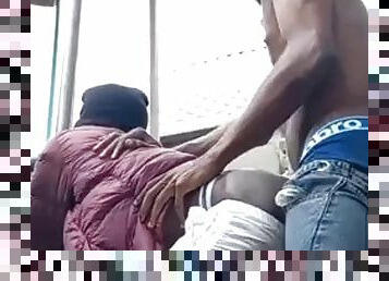 Hostel boys risk getting caught having sex