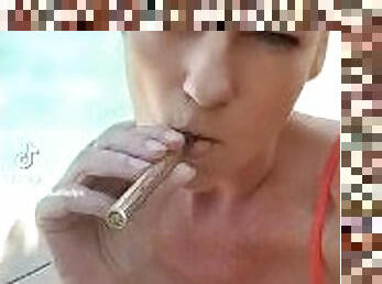 Lonely Smoking Milf