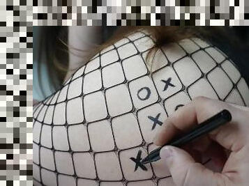  lost her pussy in tic-tac-toe. Cum inside - Deluxe_Bitch