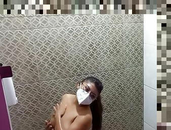 The Religious Stepdaughter Lets Herself Be Observed Naked While The Stepfather Records Her After Fucking In The Hotel