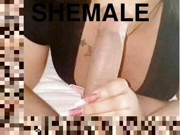 waria-shemale, amatir, blowjob-seks-dengan-mengisap-penis, cumshot-keluarnya-sperma, berkulit-hitam, penis-besar, homo, hitam, sudut-pandang, sperma