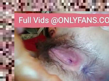 Wet gushy hairy pussy fucked bad dragon fetish gspot orgasm Onlyfans @ PinkMoonLust Fansly