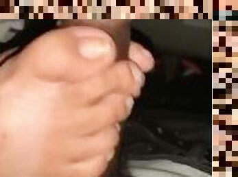 Friends Mom Footjob In Van