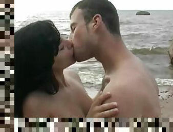 Horny Action On The Beach Crazy Sex