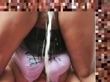 The best squirt video you'll see today. Skinny Whore Squirts Wildly