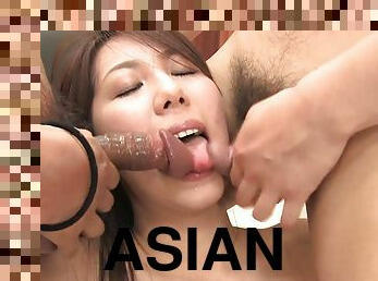 アジアの, 日本人, 輪姦, クリームパイ, 微乳
