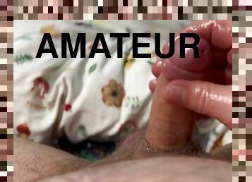 Masturbation coming to a juicy end with sperm