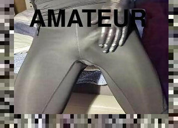 masturbation, amateur, ejaculation-sur-le-corps, allemand, culotte, ejaculation, fétiche, solo, gros-plan, humide