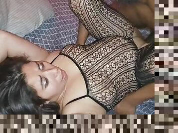 Sexy Spanish Wife Black Bred by BBC Bull in Front of Her Cuckold Husband