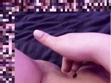 onani, orgasme, fisse-pussy, amatør, teenager, småfed, fingering, synsvinkel, solo, nærbillede