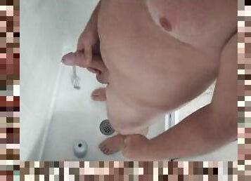 mandi, pelancapan, amateur, matang, zakar-besar, tegar, pov, menusuk, mandi-shower, solo