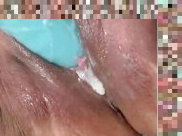 Bbw Creampie masturbation