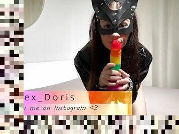 amatör, avsugning, bdsm, slav, slyna, dildo, fetisch, latex, ensam, bondage