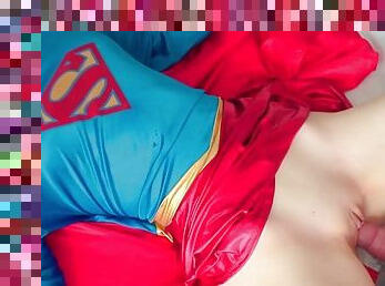 Fucked super girl and super cumshot on her chest - pinkloving