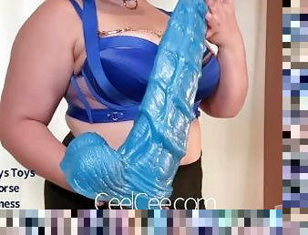 CeelCee Unboxing Mr Hankeys Toys XXL Seahorse 1st Reaction! Non-nude lingerie chubby milf