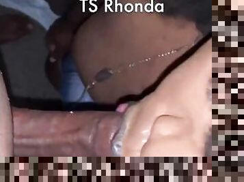 TS Rhonda Dick Sucking !????
