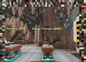 I can buy new Pickaxes in Minecraft!