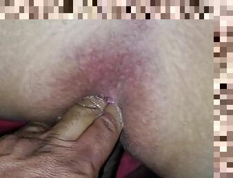 zarastené, pička, amatérske, vyzreté, creampie, bbw, priblíženie, ritná-diera