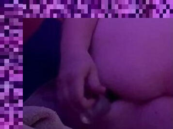 traseiros, gordo, masturbação, amador, anal, bbw, dildo, rabo, sozinho