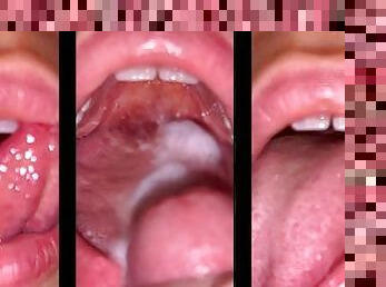 CLOSE UP CUMSHOT DEEP IN KIT'S THROATH