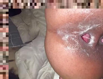 Sloppy head for daddy wet pussy let me squirt all over this BBC
