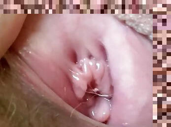 Close up big clitoris