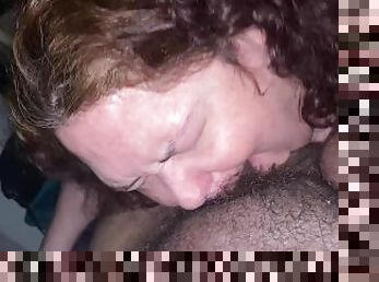 amador, maduro, chupanços, interracial, garganta-funda, bbw, pénis, chupando