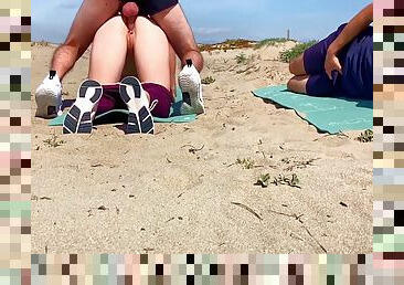 Yoga Instructor Cum Inside Hotwifes Pussy Outdoor While Her Husband Watch Caught By Strangers 6 Min