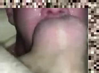 Rough cum in mouth