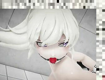 Yang Doggystyle Training Machine Testing Facility Episode 1 - DV8 - White Hair Color Edit Smixix