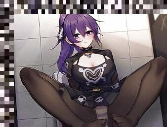 fucked schoolgirl goth in public school bathroom Hentai uncensored