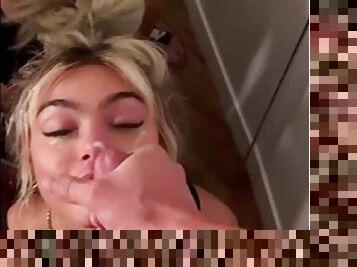 Onlyfans Leak Blonde Teen Blowjob Double Facial