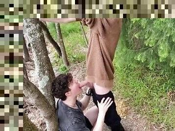 Blowjob by the Lake