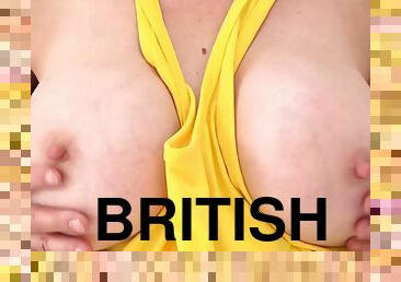 büyük-göğüsler, olgun, orta-yaşlı-seksi-kadın, avrupalı, britanyalı, euro, memeler
