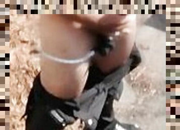 asiatique, poilue, masturbation, en-plein-air, public, amateur, ejaculation-sur-le-corps, gay, japonais, secousses