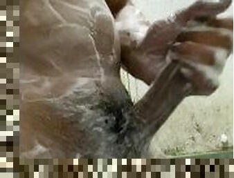 Transgay Shower Masturbation P1 (Ughh Someone To Fuck)