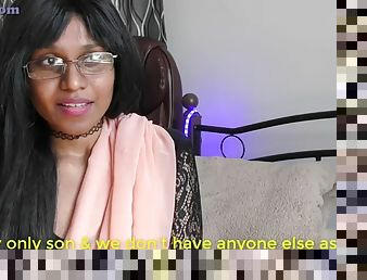 Joi -horny Mom-stepson Roleplay In Hindi with English Subtitles