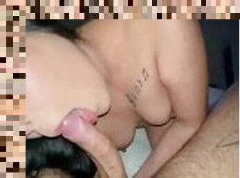 Sexy Latina sucking dick