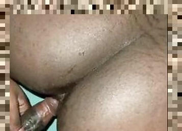 Thick ebony teen taking dick!!!