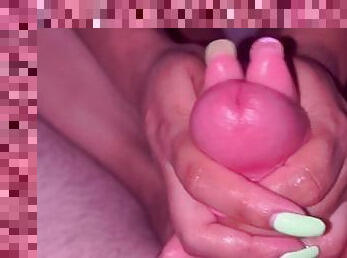 A fun handjob and foot job on my boyfriend