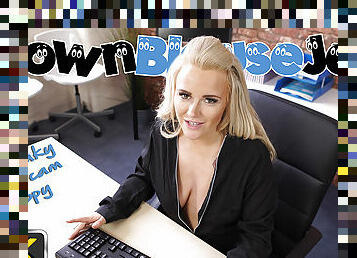 Lizzie in Sneaky Webcam Spy - DownblouseJerk