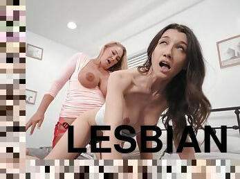 Great taboo lesbian sex scene with Maya Woulfe and Wendy Raine