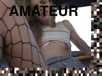 en-plein-air, collants, amateur, anal, babes, voiture, salope, résille, rasé, tatouage