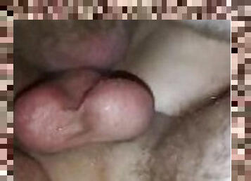 Wife's pussy is fucked by two strangers.