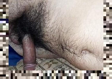 asiatique, poilue, masturbation, giclée, amateur, ejaculation-sur-le-corps, énorme-bite, indien, ejaculation, solo